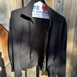 Briggs New York women’s Black Lightweight Jacket with zip size 10